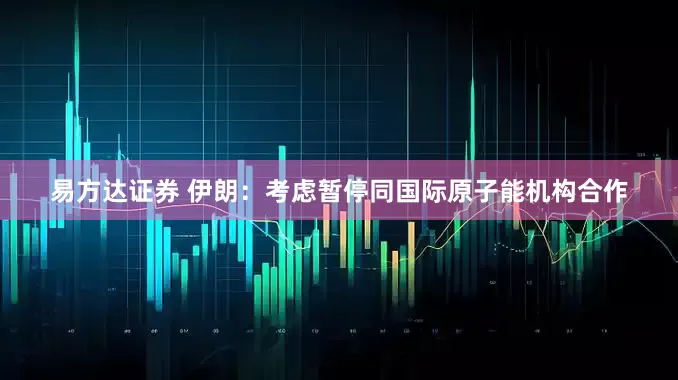 易方达证券 伊朗：考虑暂停同国际原子能机构合作